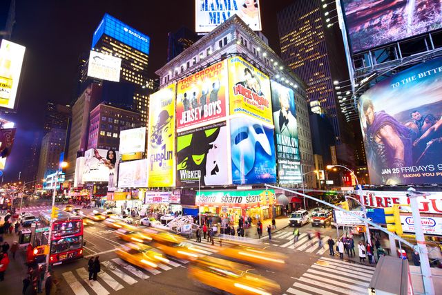 Times Square in Manhattan